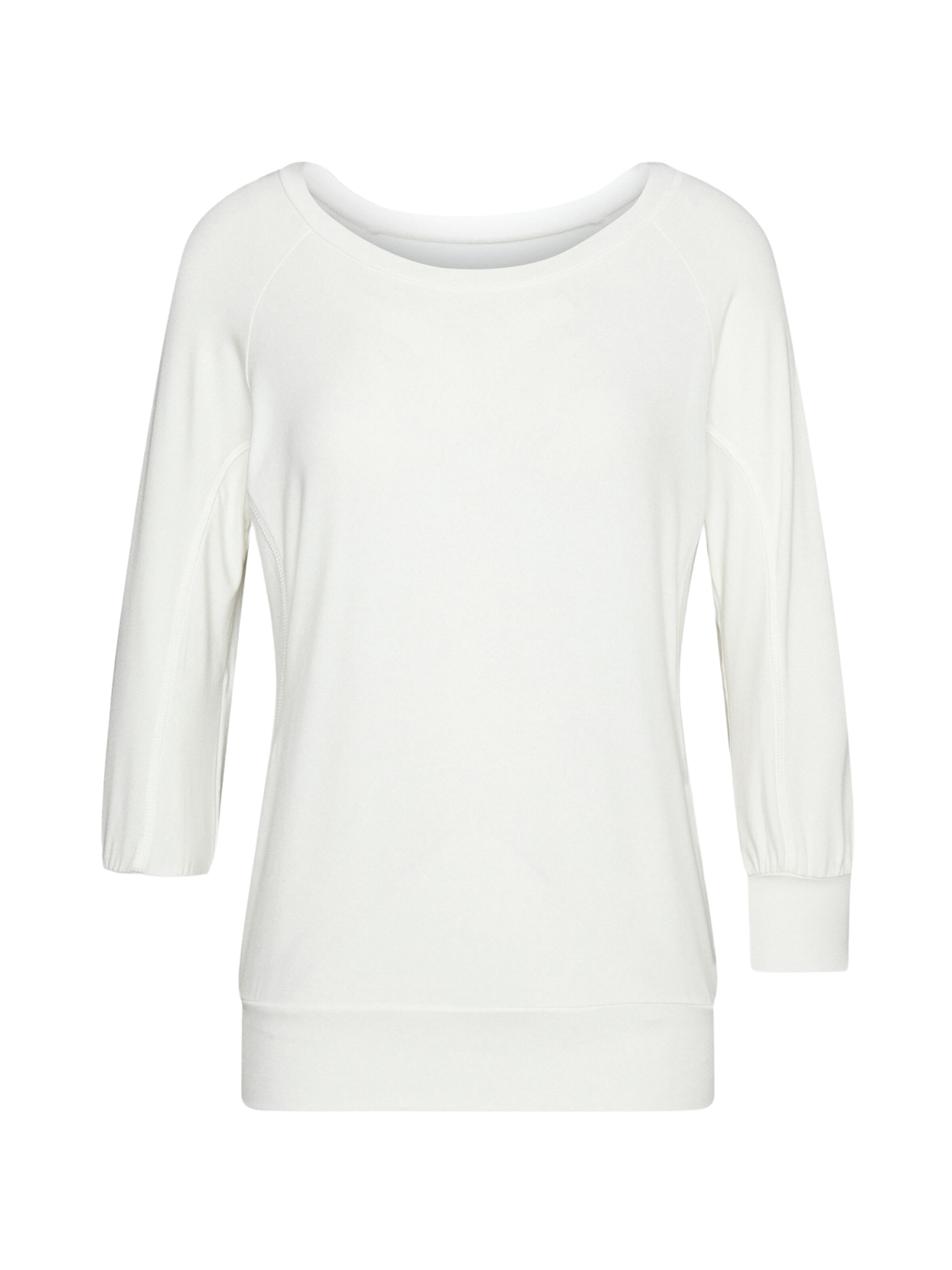 CURARE Yogawear Функциональная футболка 'Flow' в Белый: спереди