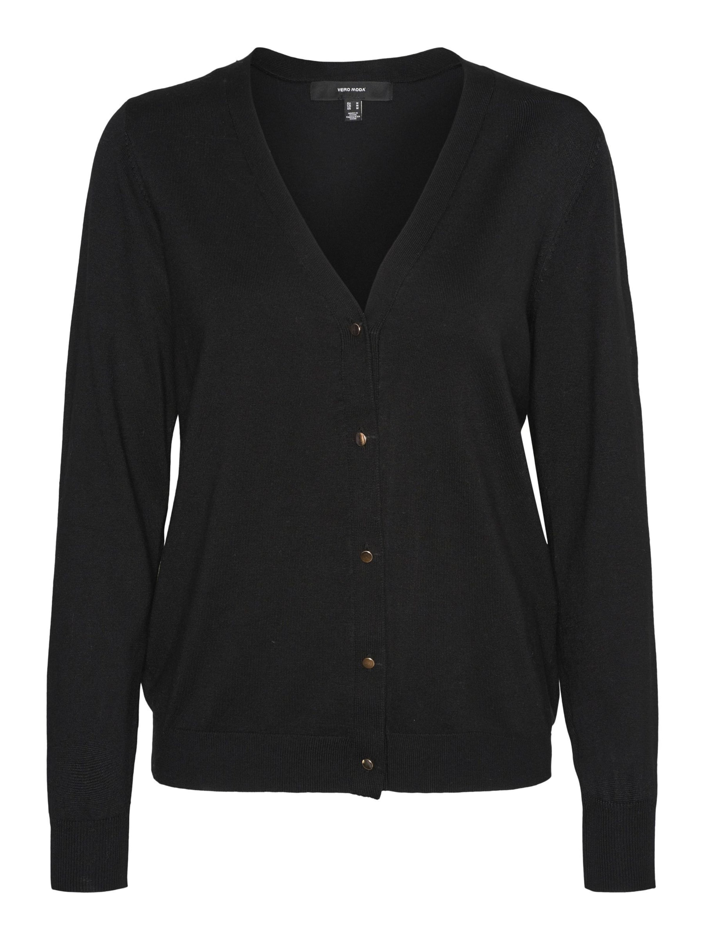 Cardigan 'Silje' VERO MODA en noir : devant