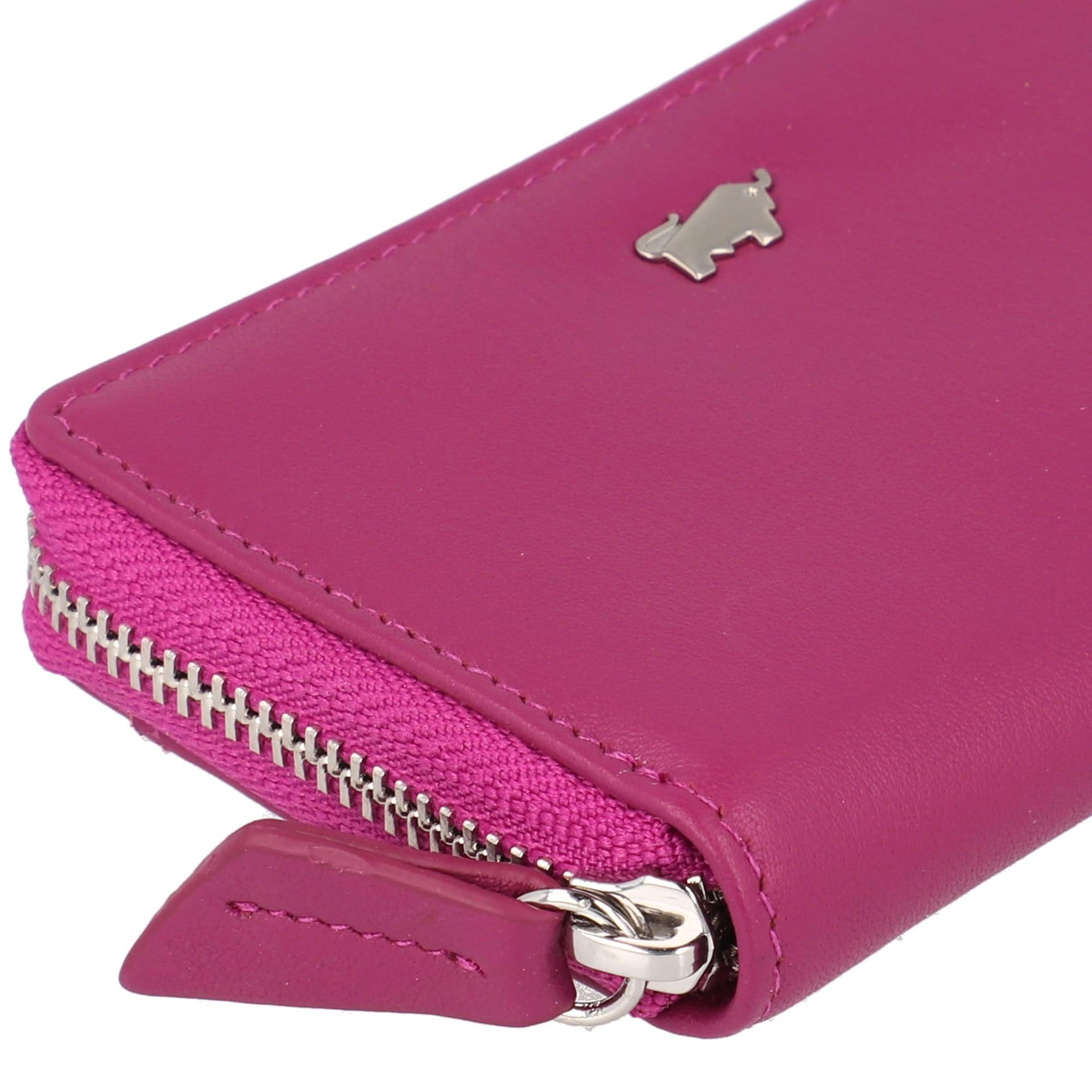 Porte-monnaies 'Joy' Braun Büffel en rose