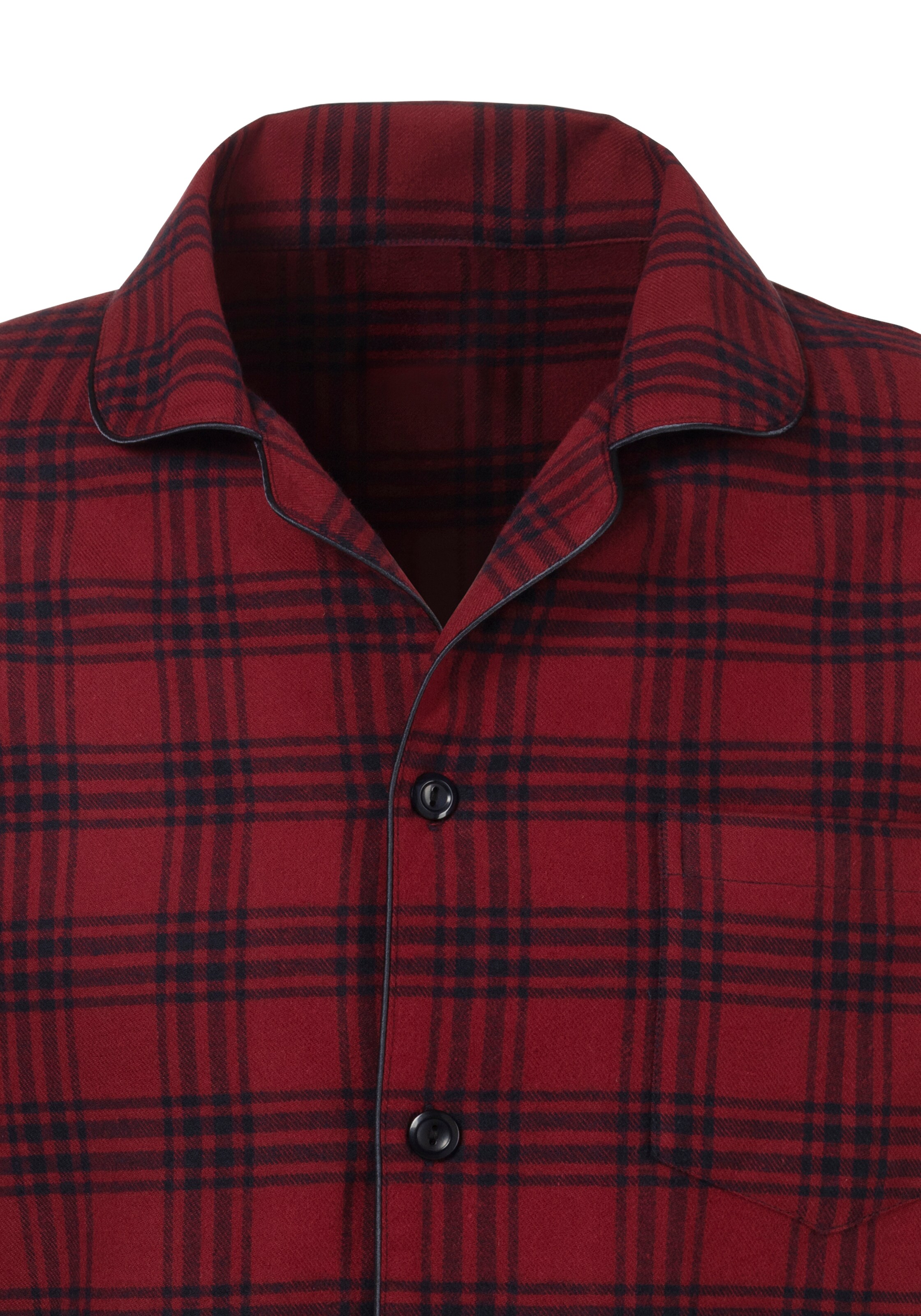 s.Oliver Dolga pižama | rdeča barva