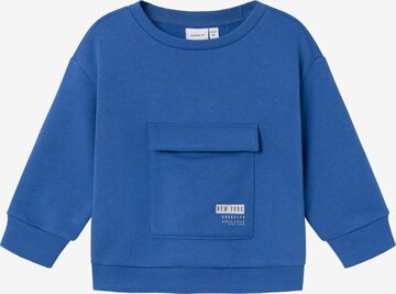 NAME IT - Sweatshirt 'NINNE' em azul: frente