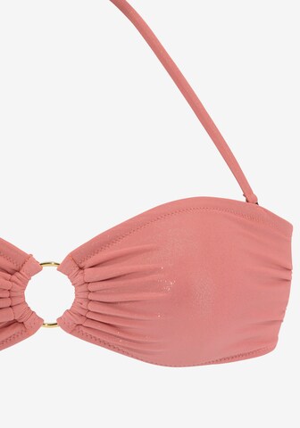 oranžinė LASCANA Bandeau Bikinis