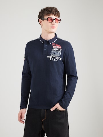 Maglietta di CAMP DAVID in blu: frontale