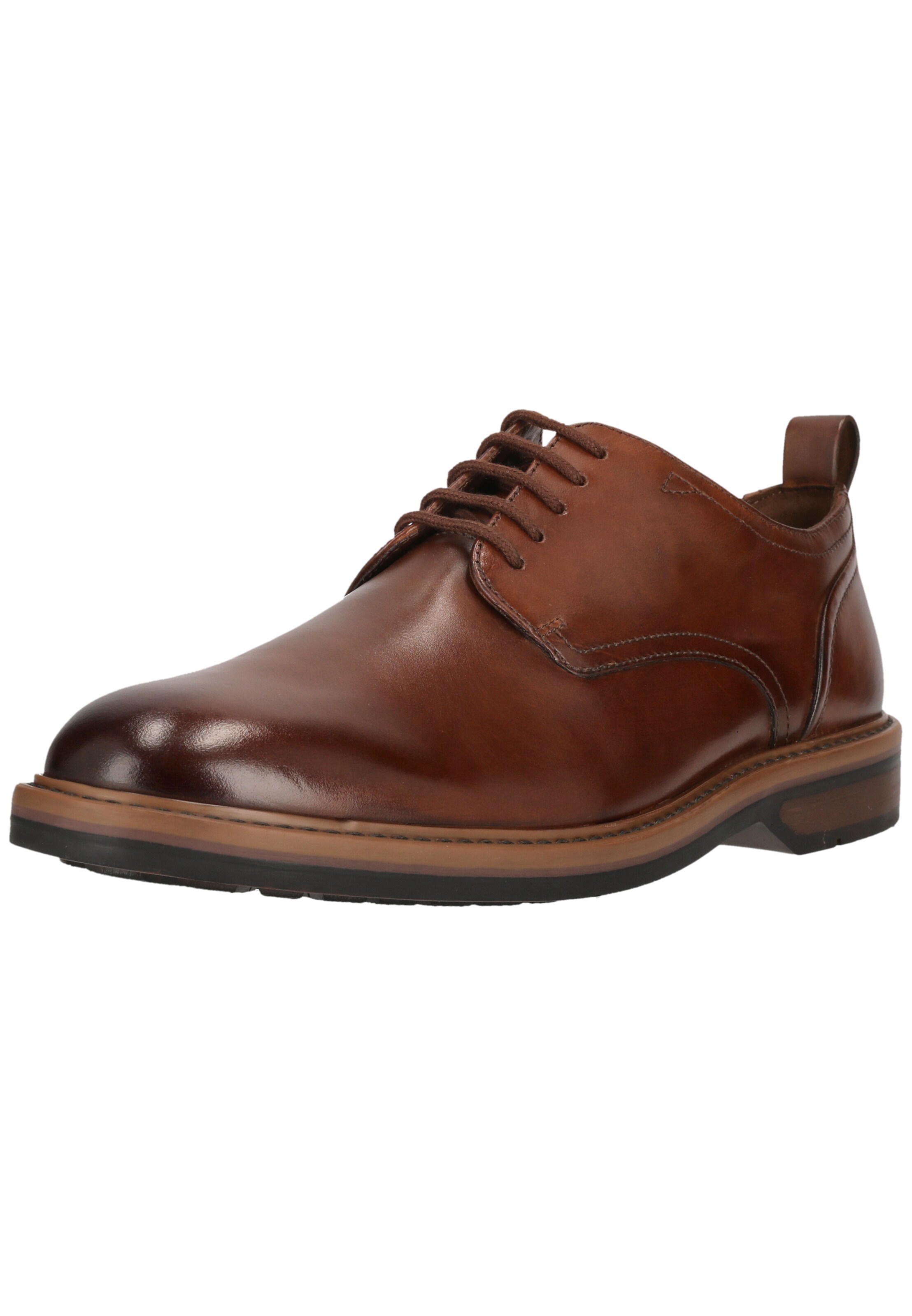 CLARKS Lace-up shoe 'Aldwin Lace' in Brown: front