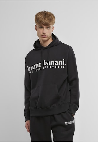 Bruno Banani Sweatshirt in Zwart: voorkant