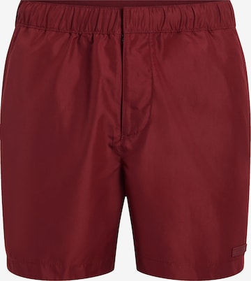 Calvin Klein Swimwear Szorty kąpielowe w kolorze czerwony: przód