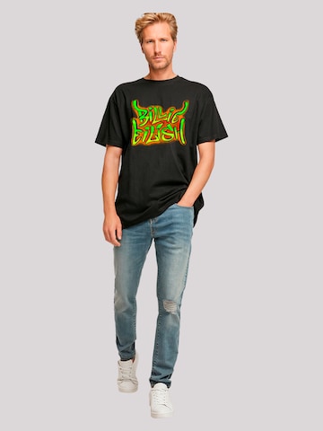 F4NT4STIC Shirt 'Billie Eilish' in Zwart