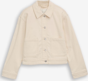 Veste mi-saison TOM TAILOR DENIM en blanc : devant