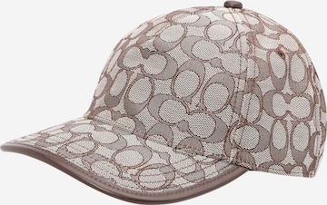 Casquette COACH en gris : devant