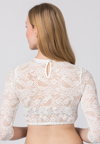 STOCKERPOINT Klederdracht blouse 'Akasha' in Wit