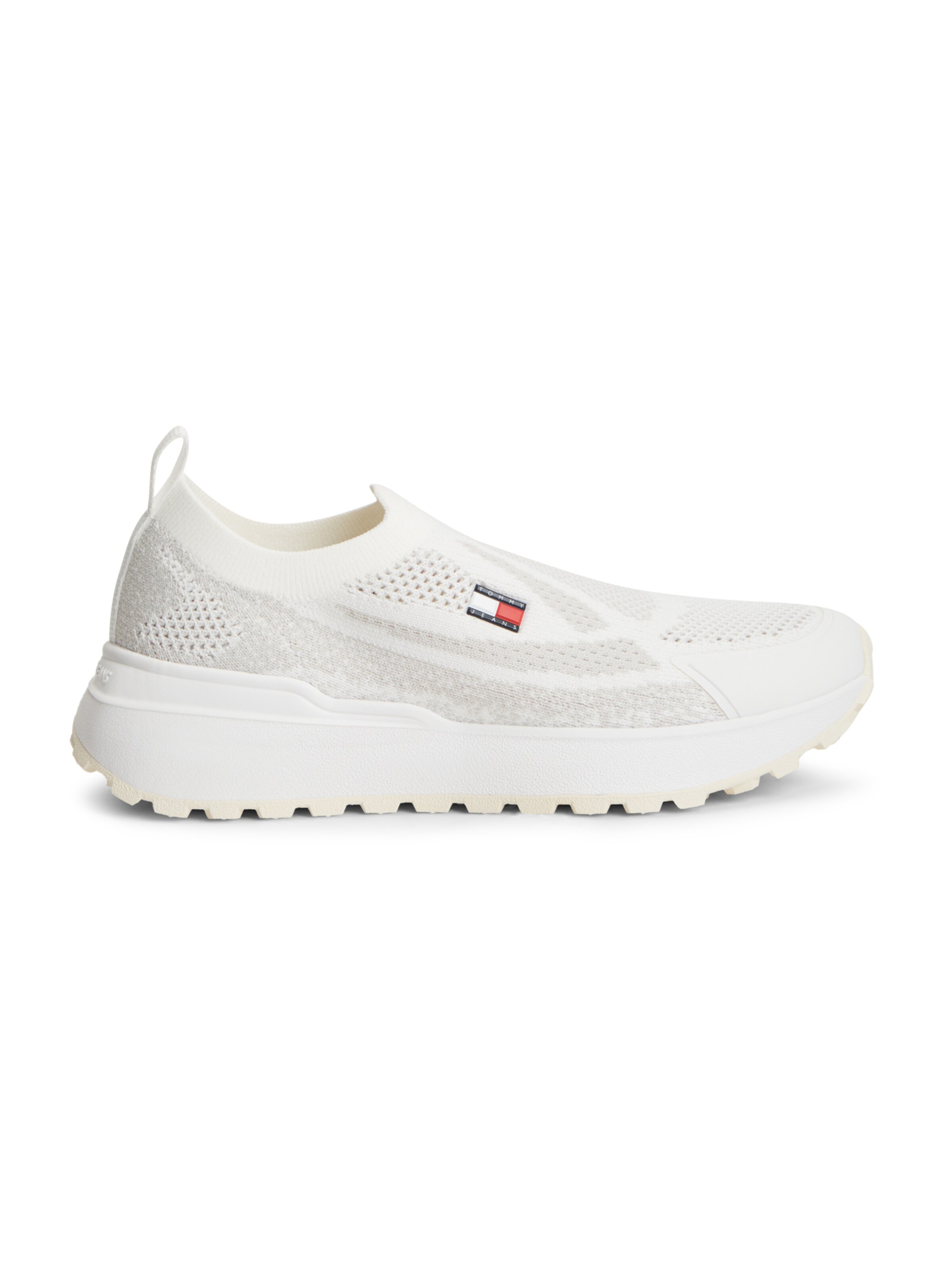 Tommy Jeans Спортни обувки Slip On в бяло