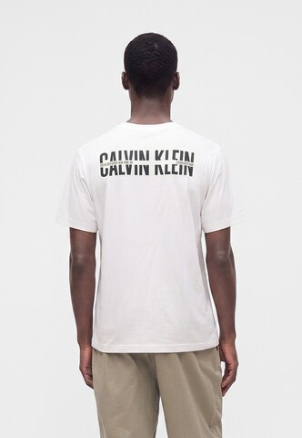 Calvin Klein Jeans Majica 'EASY' | bela barva: sprednja stran