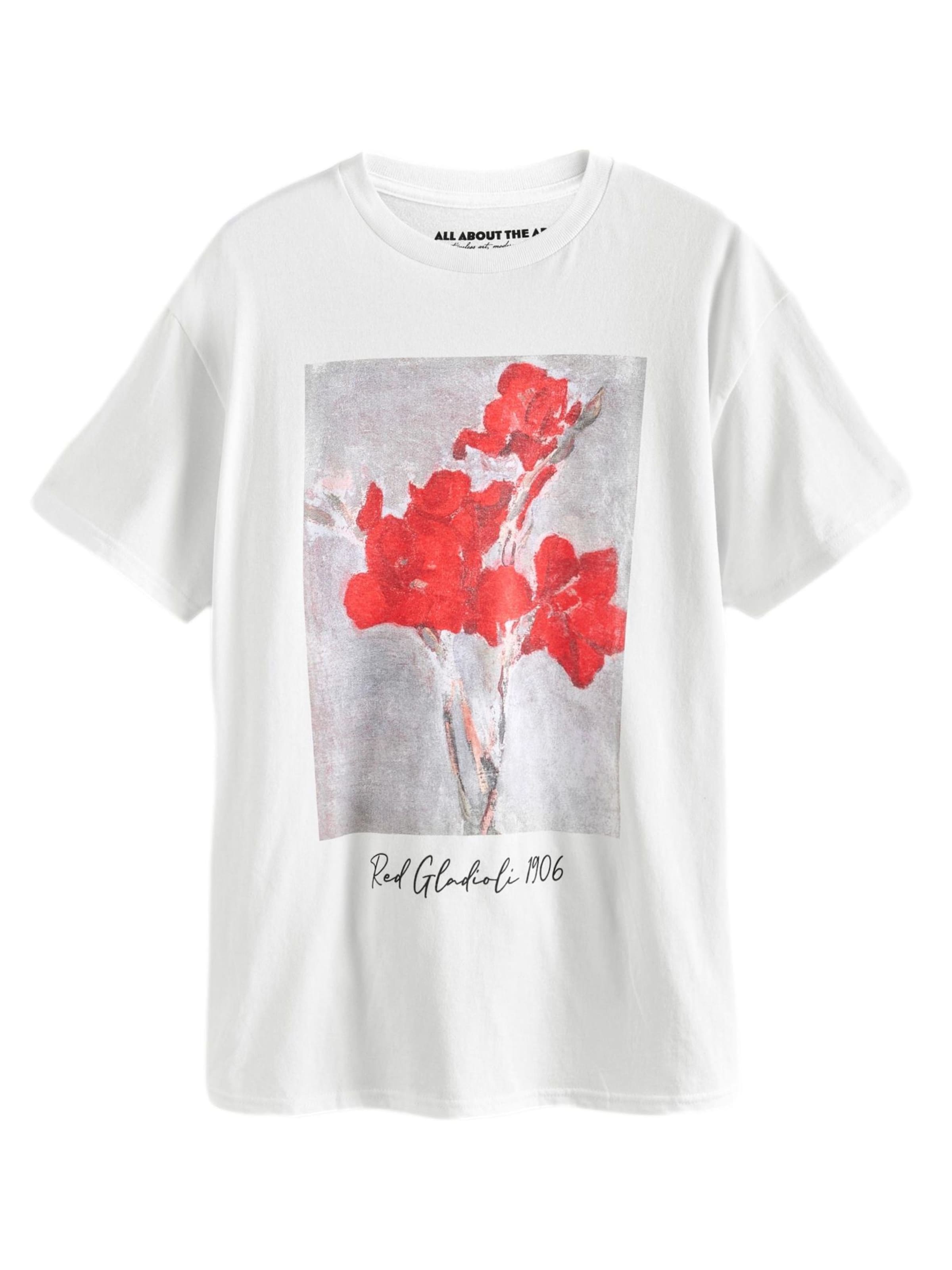 balts Next T-Krekls: no priekšpuses