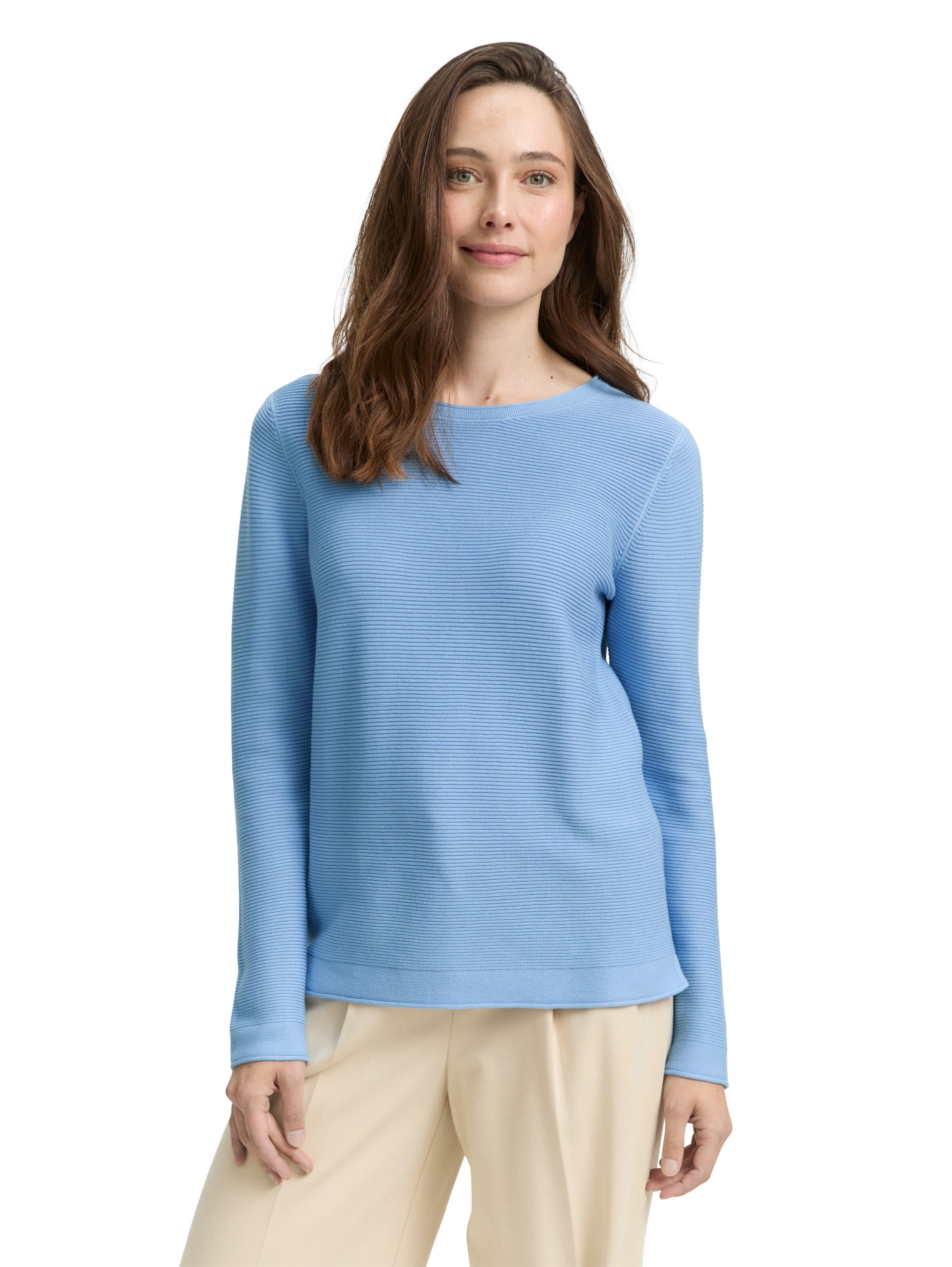 TOM TAILOR Sweater in Blue: front