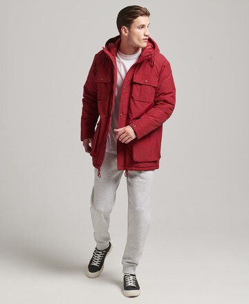 Superdry Winterparka in Rood