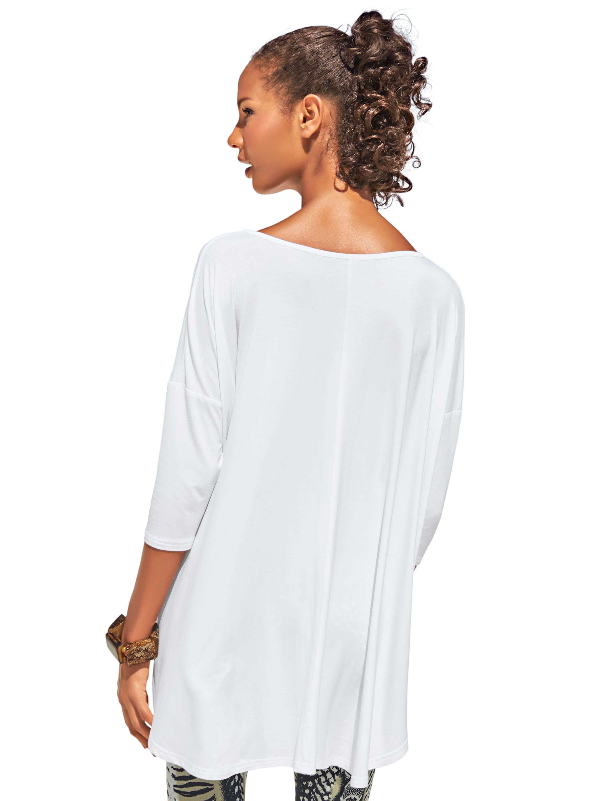 heine Oversized bluse i hvid