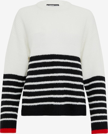 Threadbare Sweater 'Citrine' in White: front