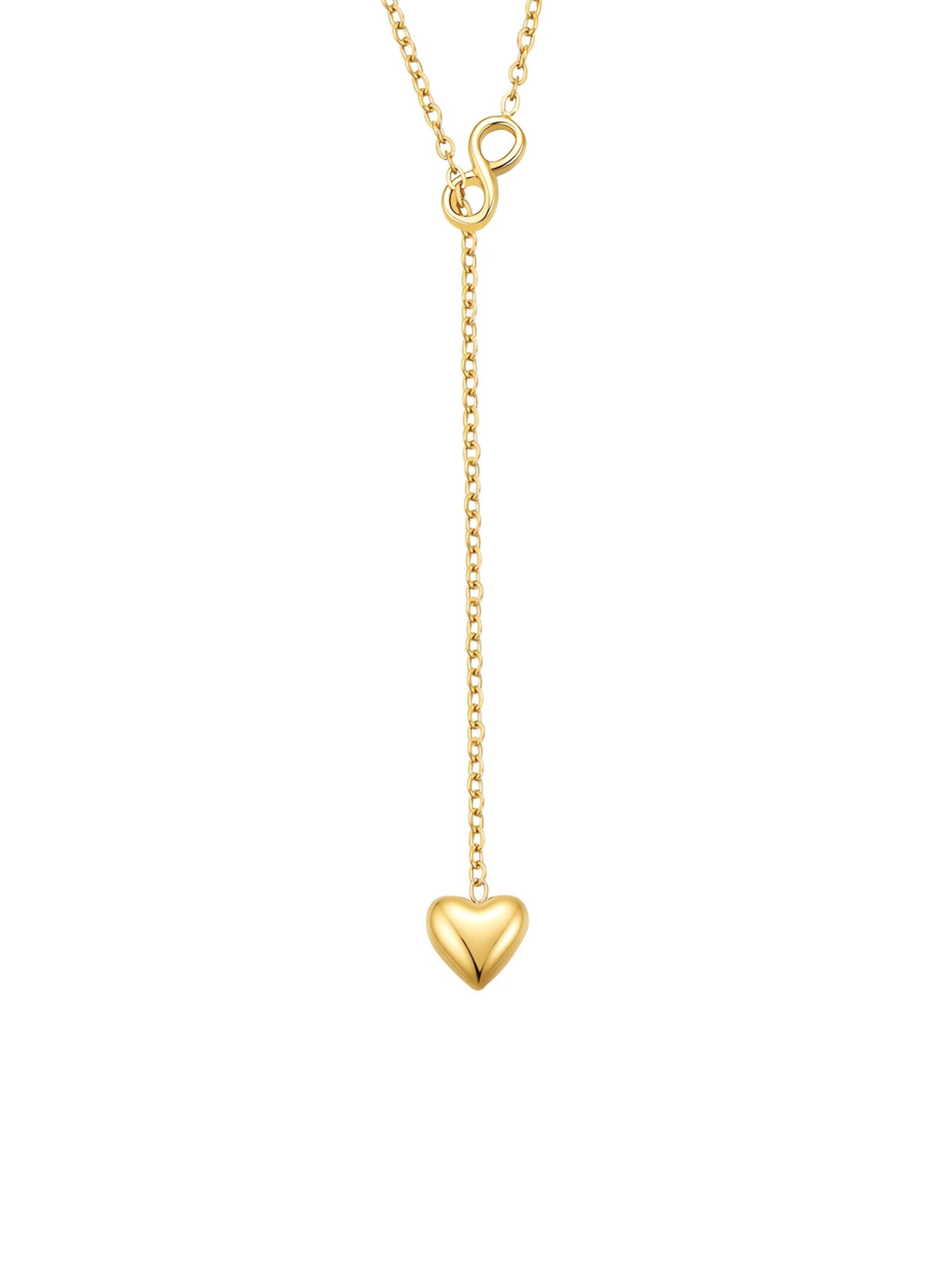 Hey Happiness Ketting 'Infinity Heart' in Goud