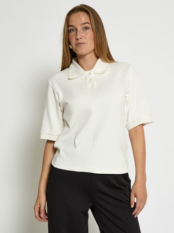 Maglietta 'Fiola' di Peppercorn in bianco: frontale