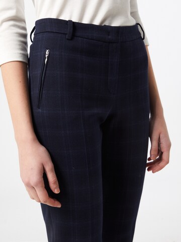 MORE & MORE Slimfit Hose 'Hedy' in Blau