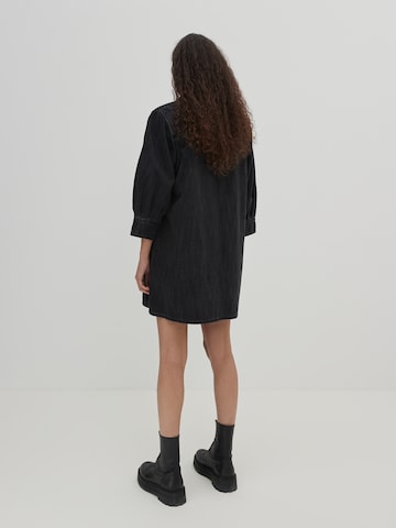 EDITED Shirt Dress 'Siena' in Black