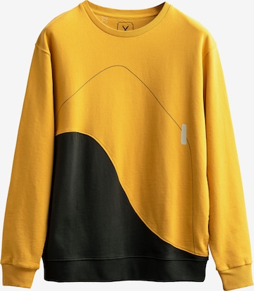 Kaft Sweatshirt 'Flowinga' in Yellow: front
