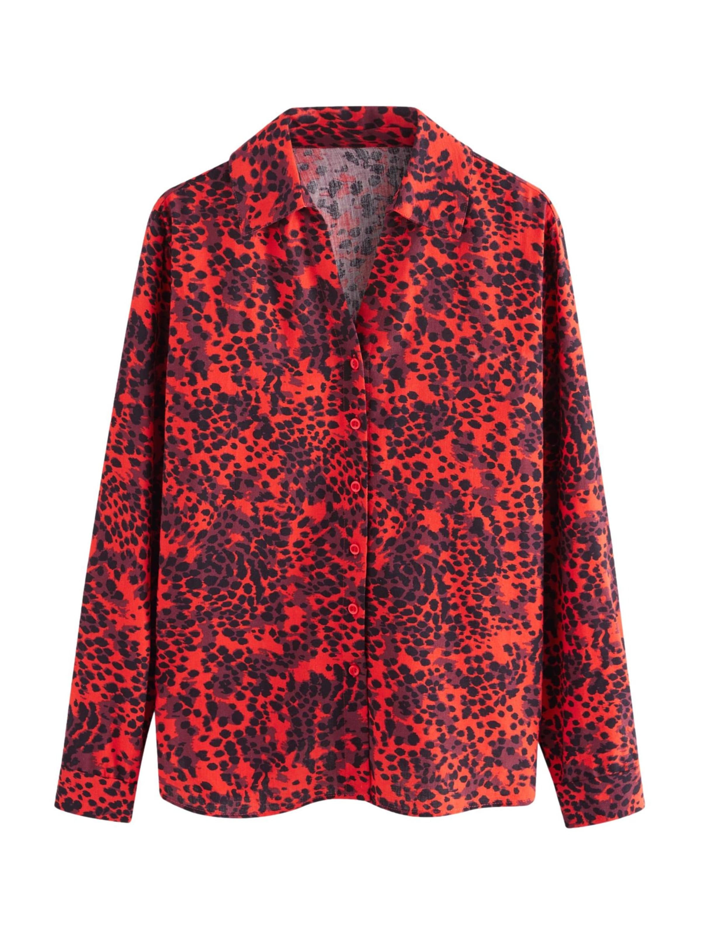 Next Bluse in Rot: Vorderseite