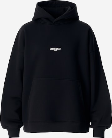 Sweat-shirt MARTIN VALEN en noir : devant