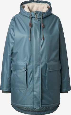 Veste fonctionnelle Ulla Popken en bleu : devant