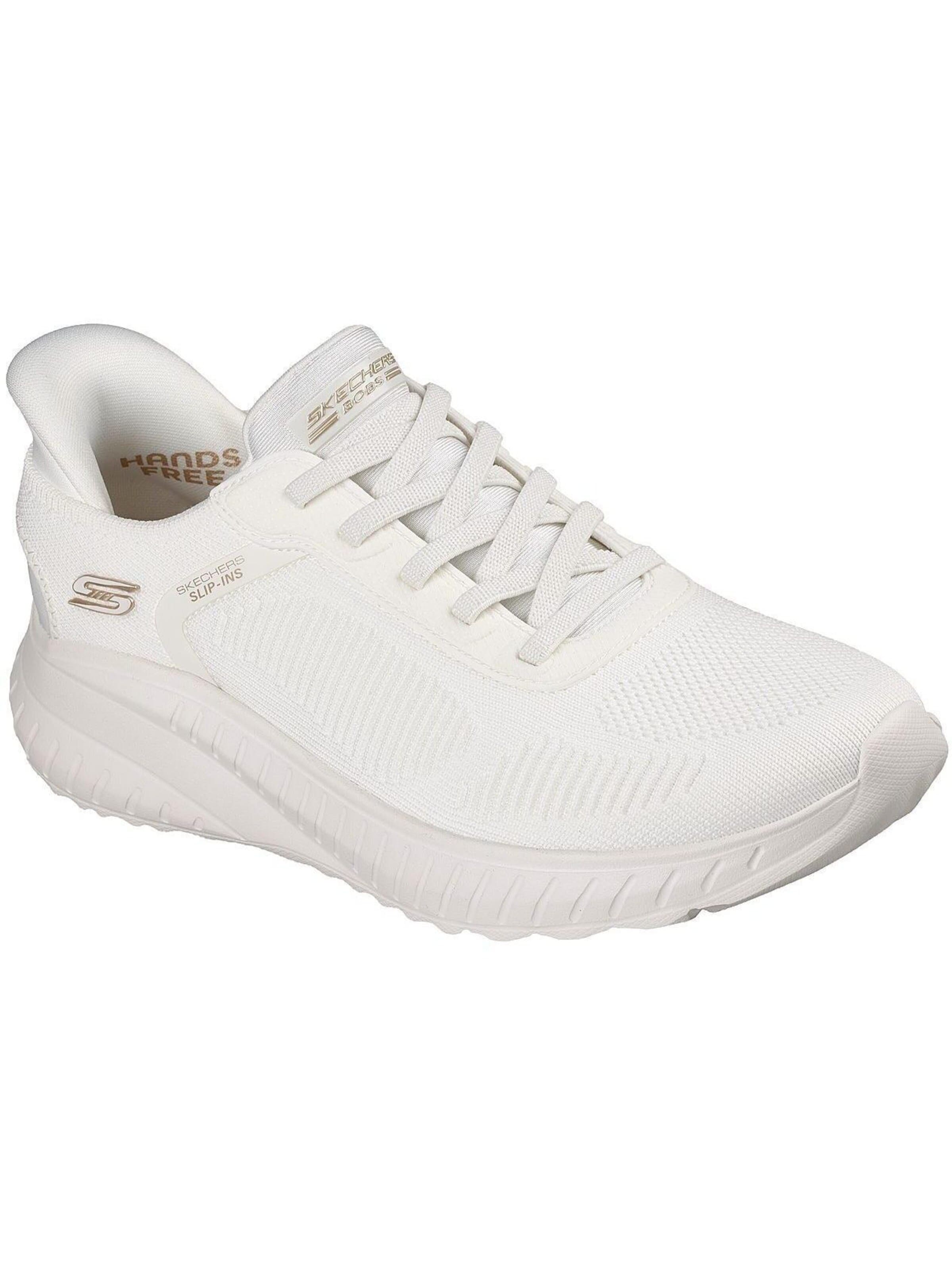 Chaussure de sport 'Slip-Ins: BOBS Sport Squad Chaos - Current Muse' SKECHERS en blanc : devant