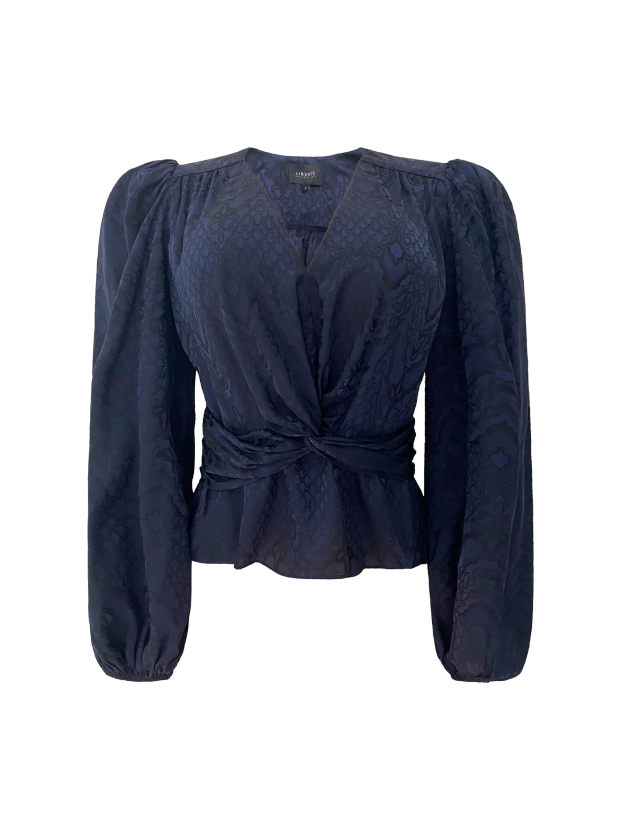 Liberte Essentiel Shirt ' TIKI ' in Blau: Vorderseite