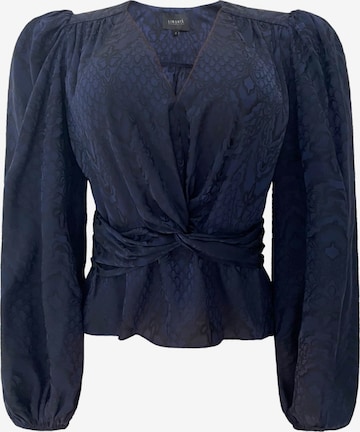 T-shirt ' TIKI ' Liberte Essentiel en bleu : devant