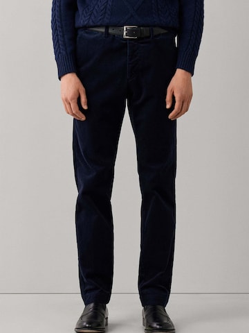 Hackett London Regular Chinohose in Blau: Vorderseite