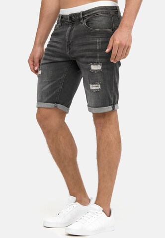 INDICODE JEANS Regular Shorts 'Caden' in Grau