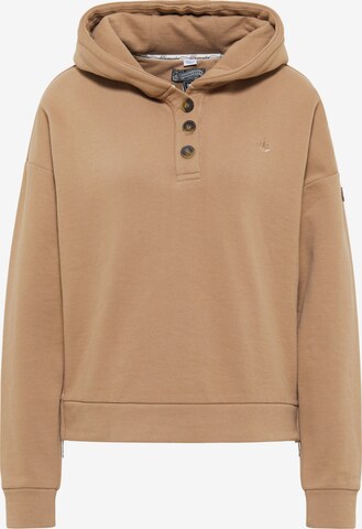 DreiMaster Vintage Sweatshirt in Brown: front