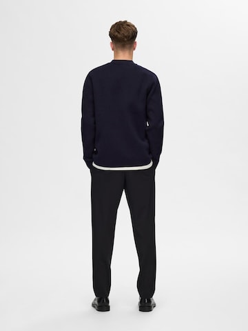 SELECTED Knit Cardigan 'Mike' in Blue