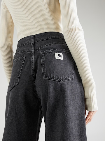 Carhartt WIP Wide leg Jeans 'Jane' in Zwart