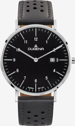 DUGENA Analog Watch in Black: front
