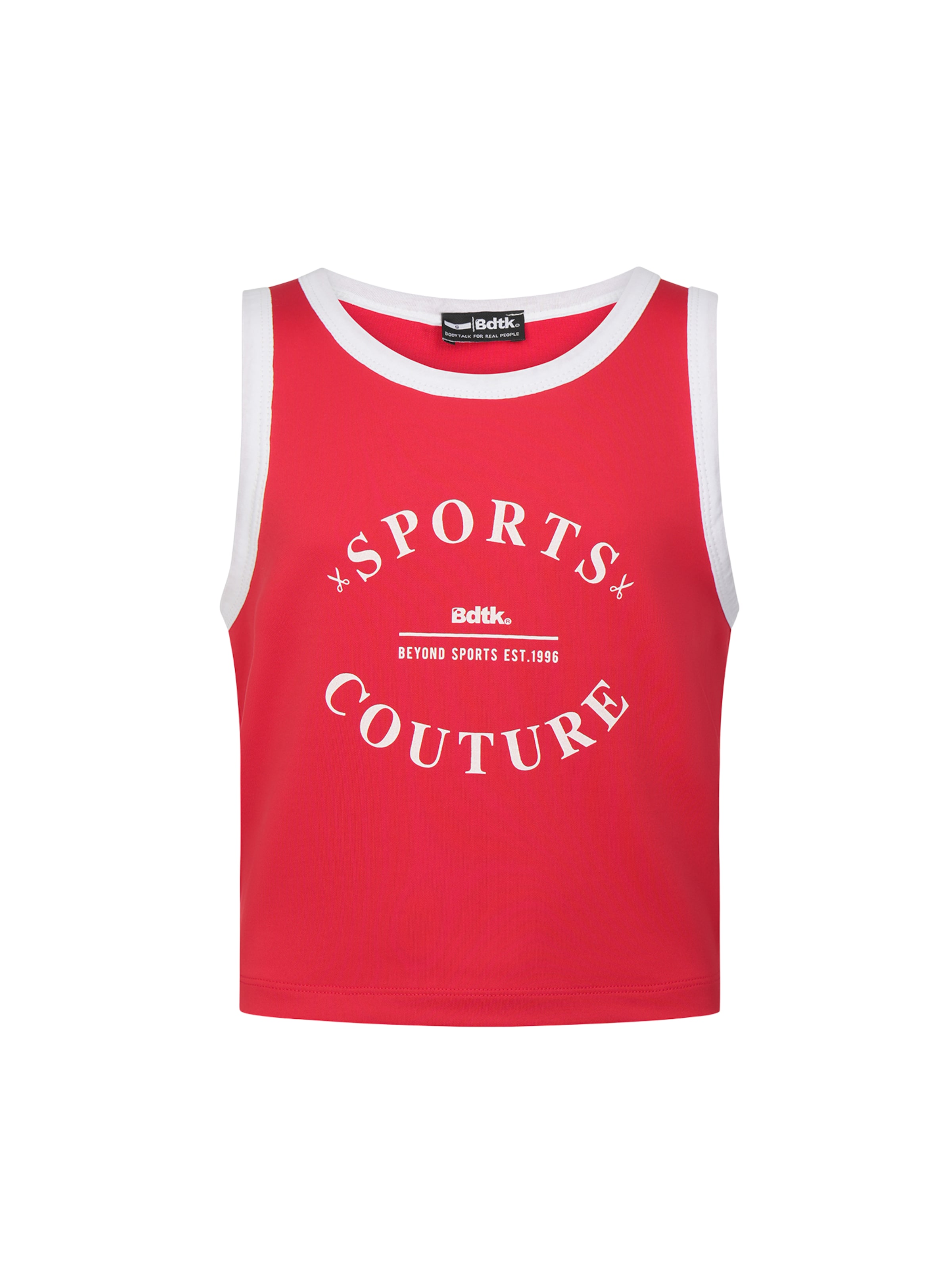 Bdtk Sports Top 'BEYOND' in Red: front