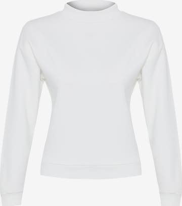 Trendyol Sweatshirt in Beige: voorkant