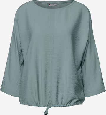 STREET ONE Bluzka 'Dolman' w kolorze niebieski: przód