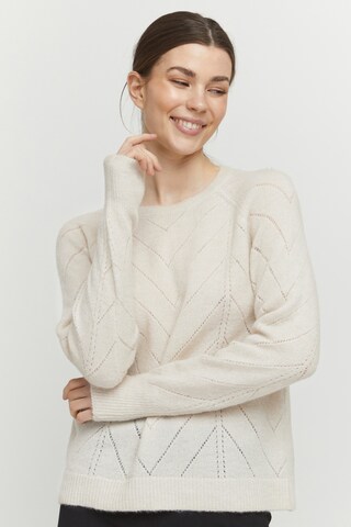 Pullover di b.young in beige: frontale