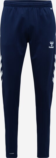 Hummel Workout Pants in marine blue / White, Item view