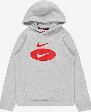 Nike Sportswear Μπλούζα φούτερ σε γκρι: μπροστά