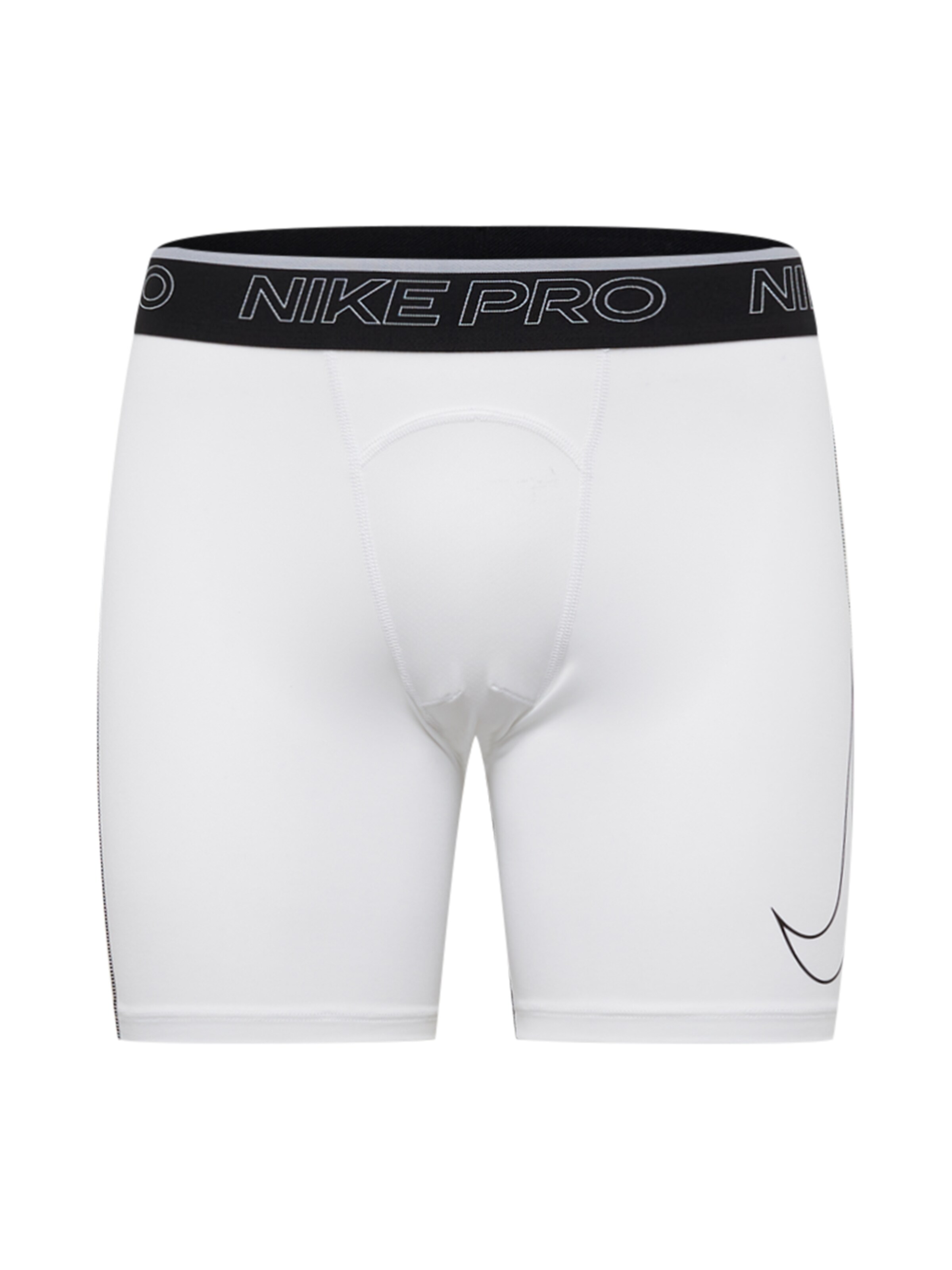NIKE Sportunterhose 'Pro' in Weiß: Vorderseite