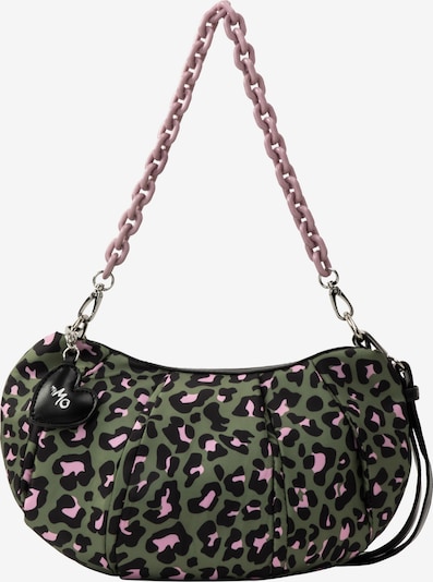 MYMO Sac bandoulière en vert / rose / noir, Vue avec produit