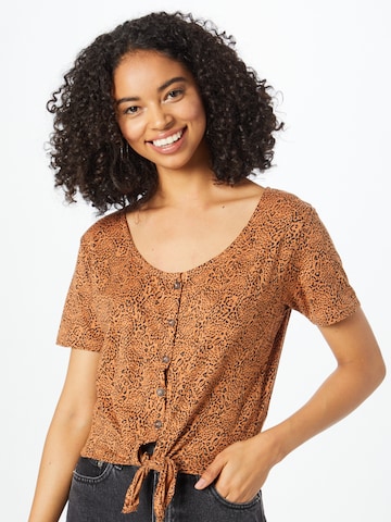 BILLABONG Blouse in Brown: front