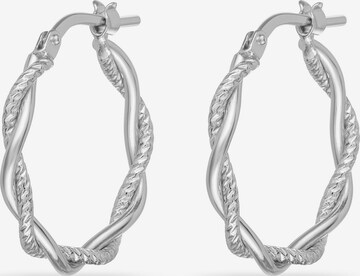 FAVS Earrings in Silver: front