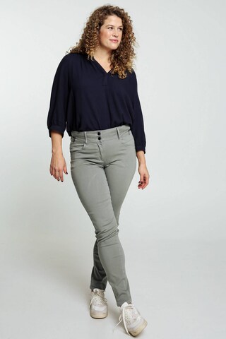 Paprika Slim fit Pants 'Louise' in Green