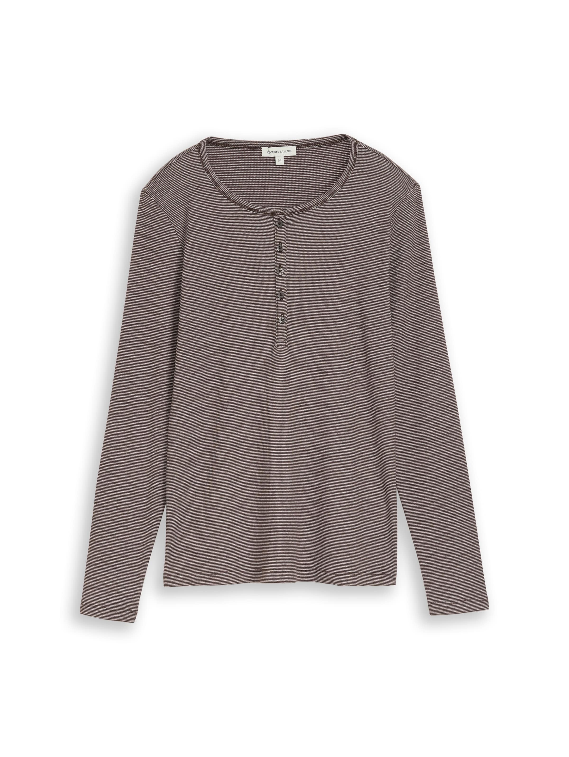TOM TAILOR Shirt in Braun: Vorderseite